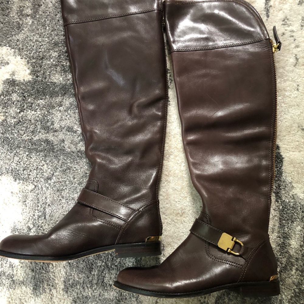 Coach tall riding style boots size 5.5